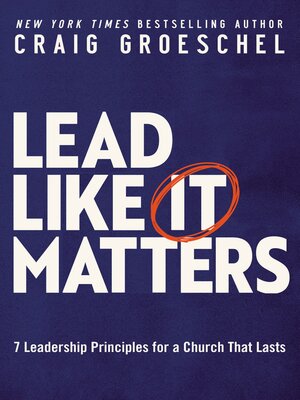 cover image of Lead Like It Matters